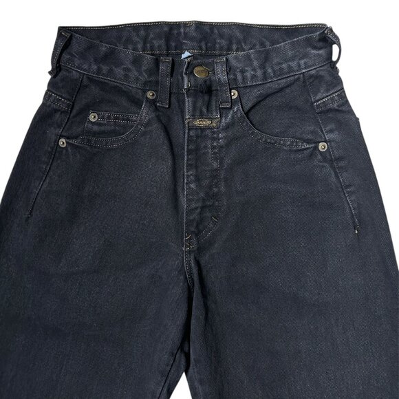 80s Vintage Marithe Francois Girbaud Jeans Black Faded Grunge Mom Jeans. - Picture 5 of 8